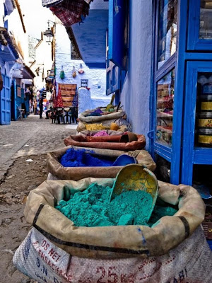 Blue Powder in Morocco