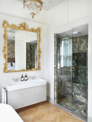 Marble bathroom