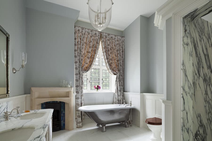Classic Tudor Guest bathroom