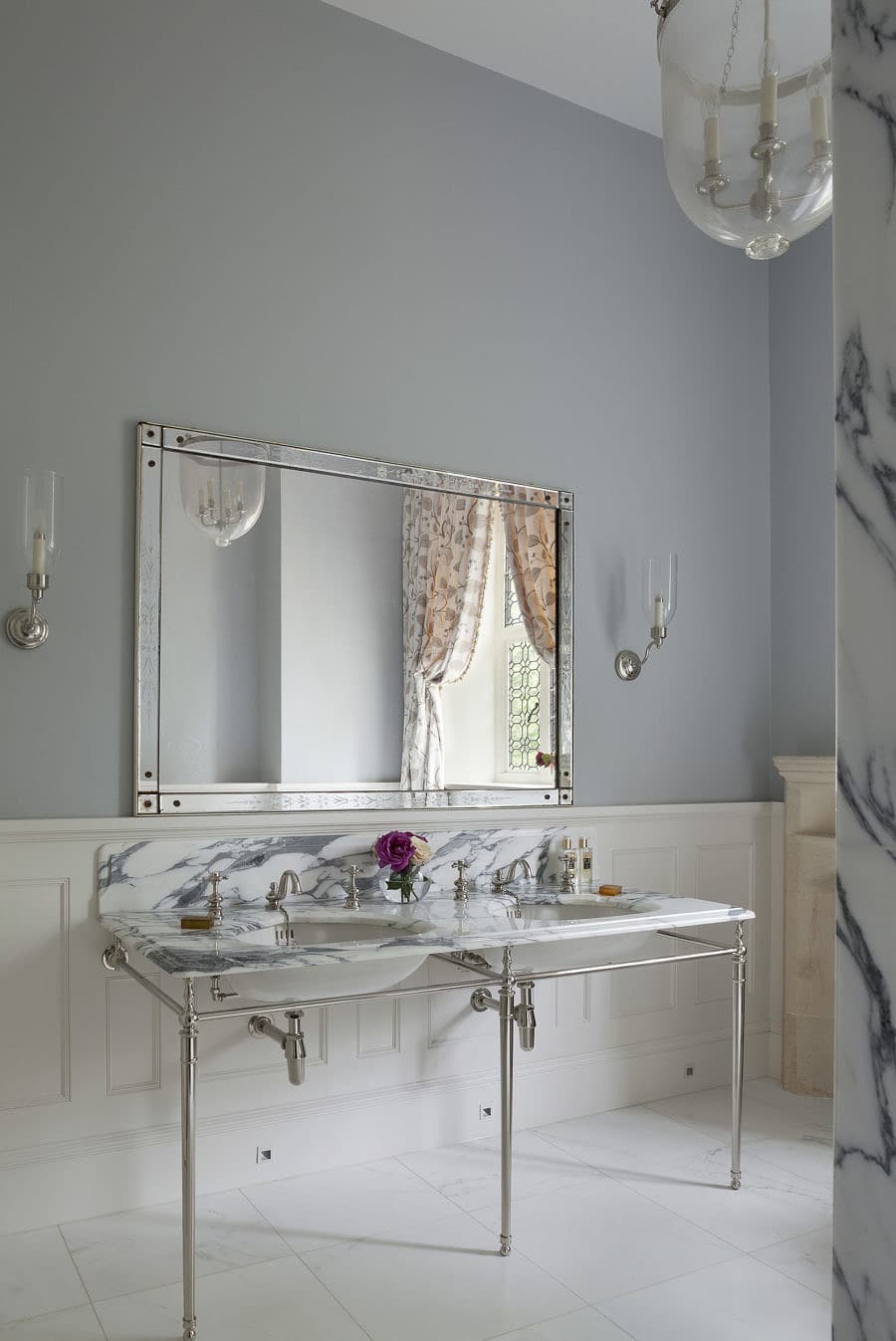 Classic Tudor Guest Bathroom