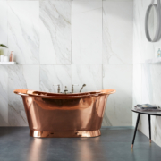 The Tyne Copper Bath Tub With Copper Exterior