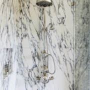 The Dalby Surface Mounted Shower, Straight Arm