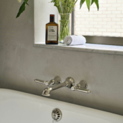 The Coll Lever Wall Mounted 3-Hole Bath Mixer