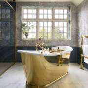3-Bar Floor Mounted Towel Rail