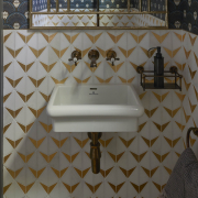 The Mull Classic 3 Hole Wall Basin Mixer