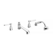 The Coll Lever 4-Hole Bath & Shower Mixer