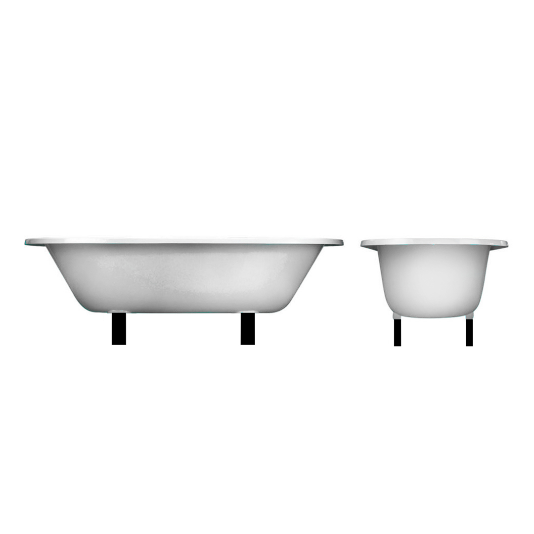 The Baby Ness Undermounted Cast Iron Bath Tub - 6082