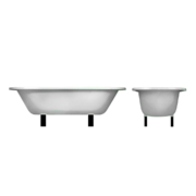 The Baby Lomond Overmounted Cast Iron Bath Tub