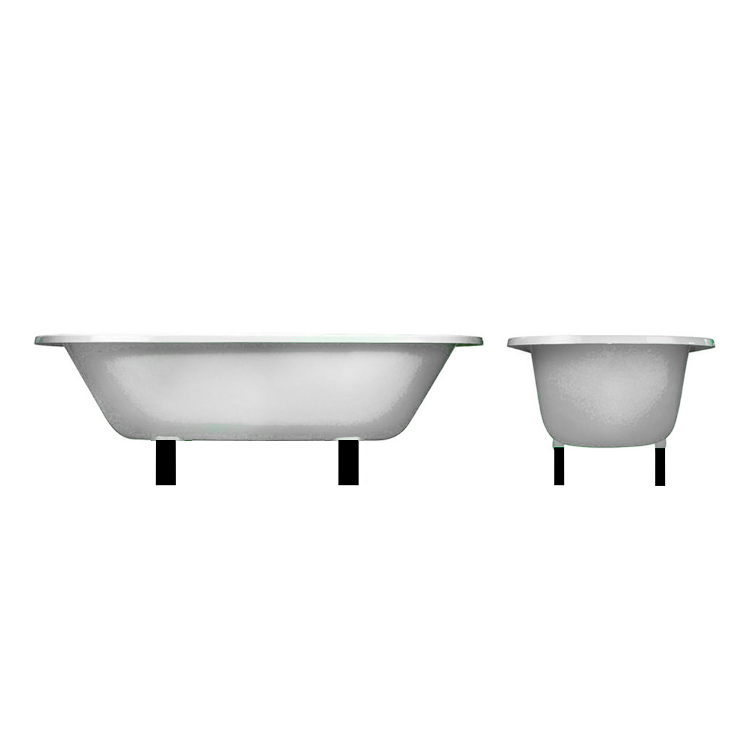 The Baby Lomond Overmounted Cast Iron Bath Tub