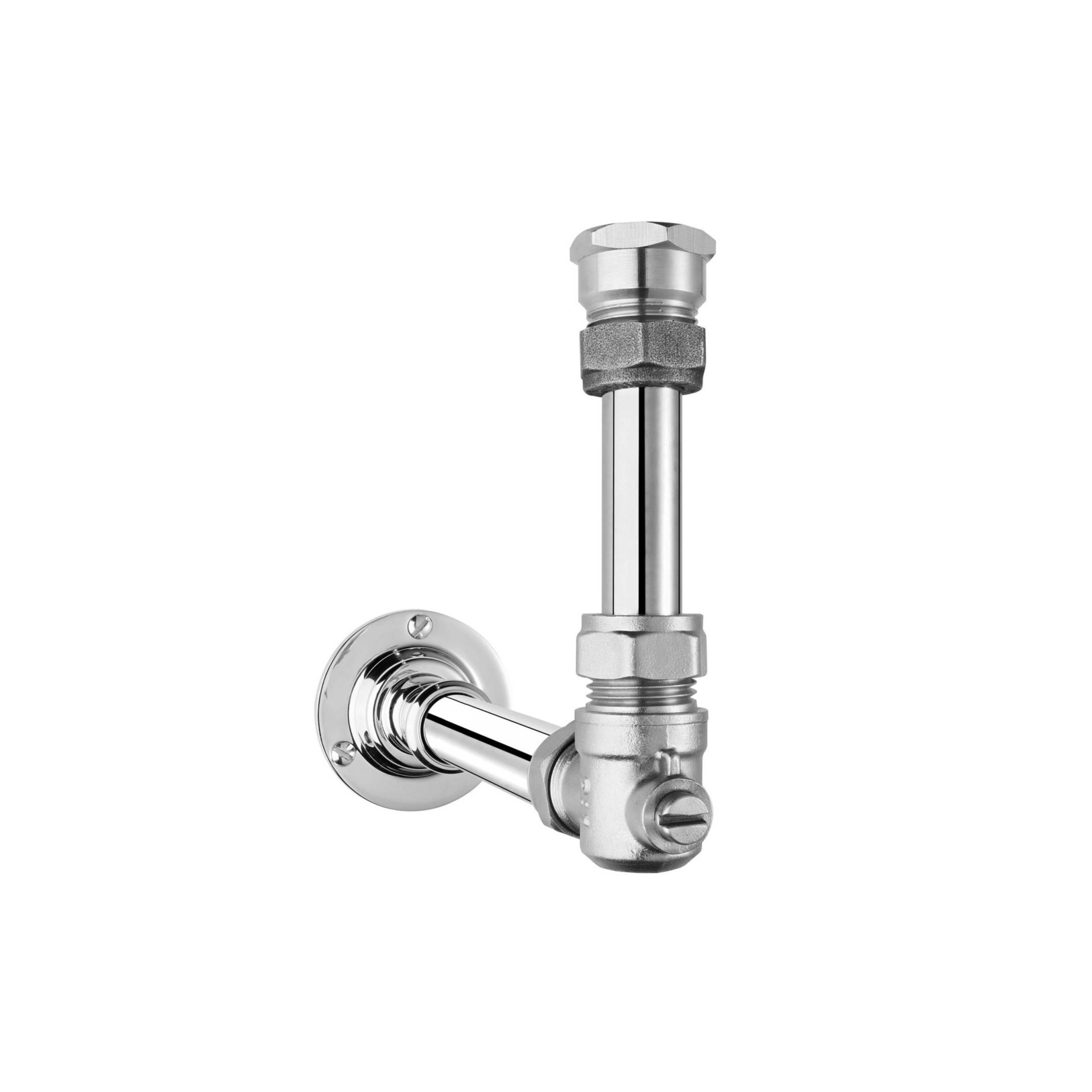 Basin Pipework For Taps Into Wall