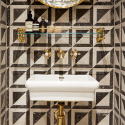 The Mull Classic 3 Hole Wall Basin Mixer