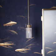 The Derwent Pendant Light With Fluted Shade
