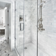 The Dalby Surface Mounted Shower, Straight Arm