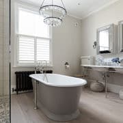 The Humber Cast Iron Skirted Bath Tub