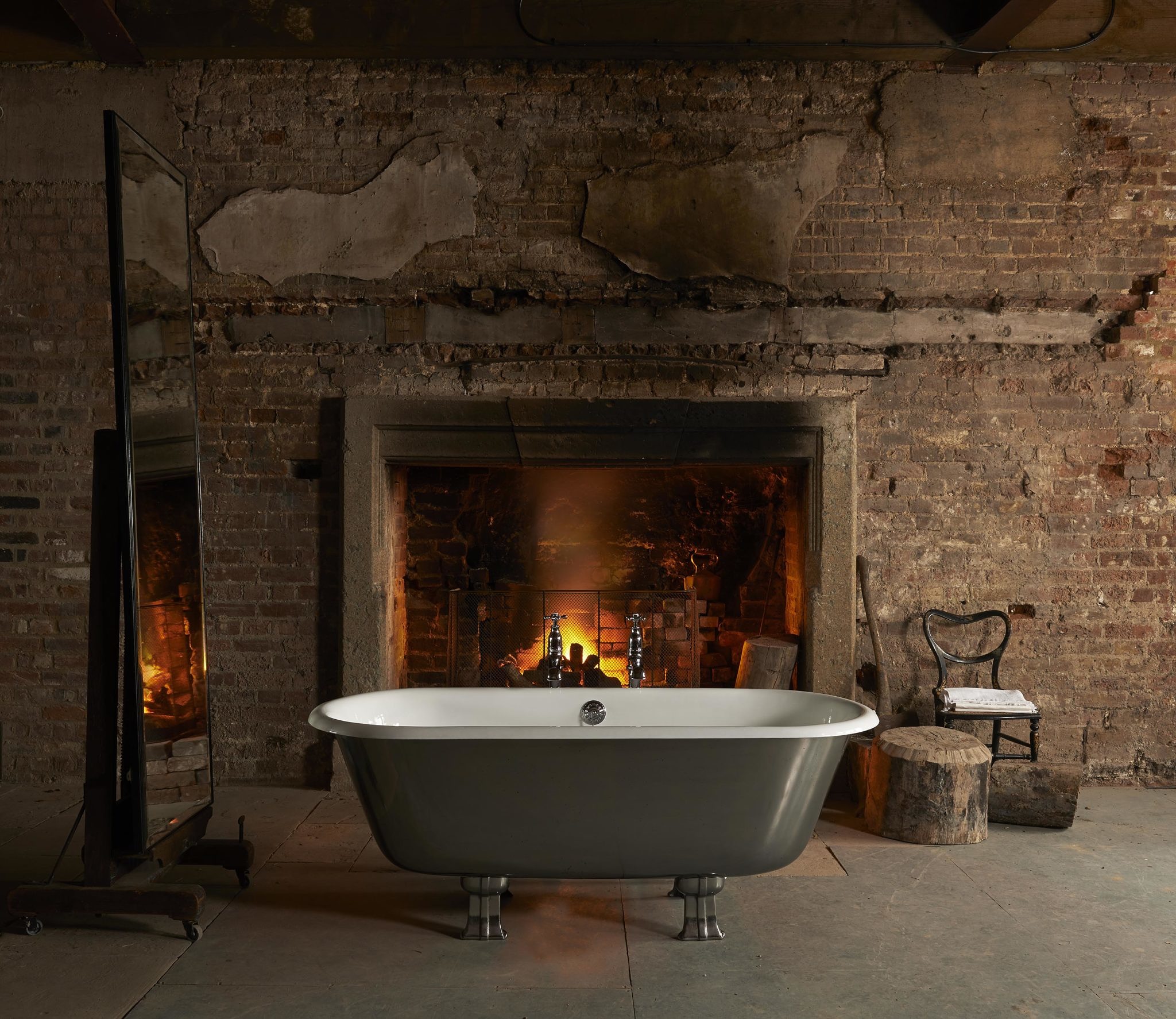 The Swale cast iron bath tub