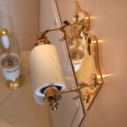 Loo Roll Holder With Backplate