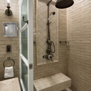 The Dalby Surface Mounted Shower, Straight Arm