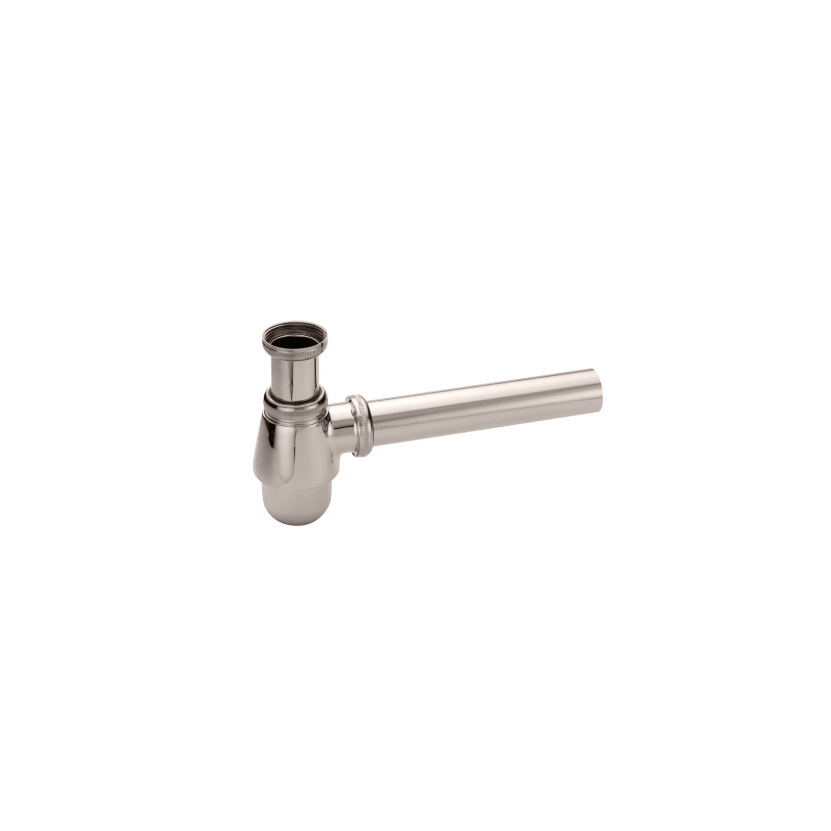 The Bidet Bottle Trap in nickel finish