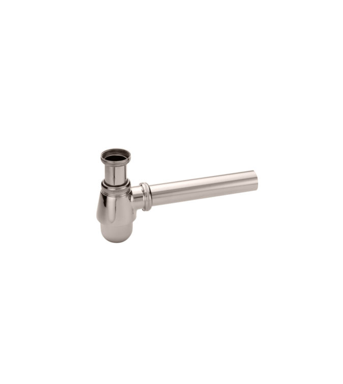 The Bidet Bottle Trap in nickel finish