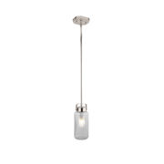 The Derwent Pendant Light With Fluted Shade