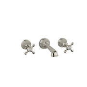 The Mull Classic 3 Hole Wall Basin Mixer