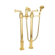 The Leawood Floor Standing Bath & Shower Mixer