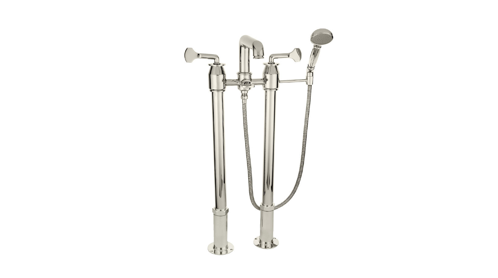 The Leawood Floor Standing Bath & Shower Mixer