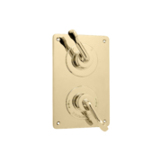 The Leawood Shower Plate Thermo & On/Off