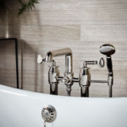The Leawood Floor Standing Bath & Shower Mixer
