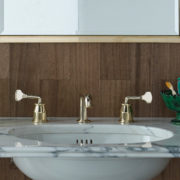 The Leawood Lever 3 Hole Basin Mixer