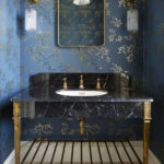 The Single Thames with black marquina marble