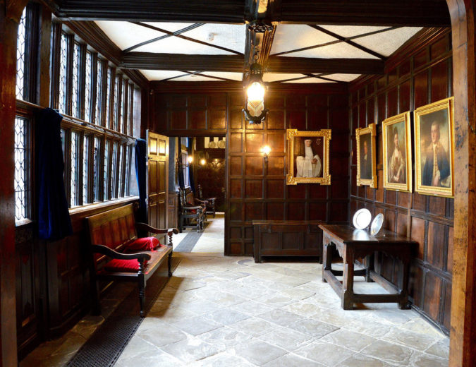 Panelled interior for Gothic Farmhouse look