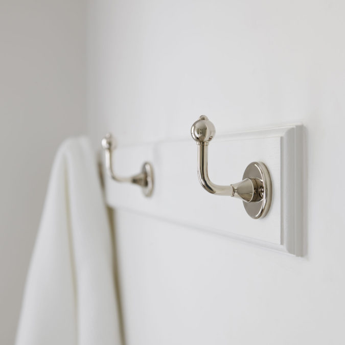 Bathroom robe hooks
