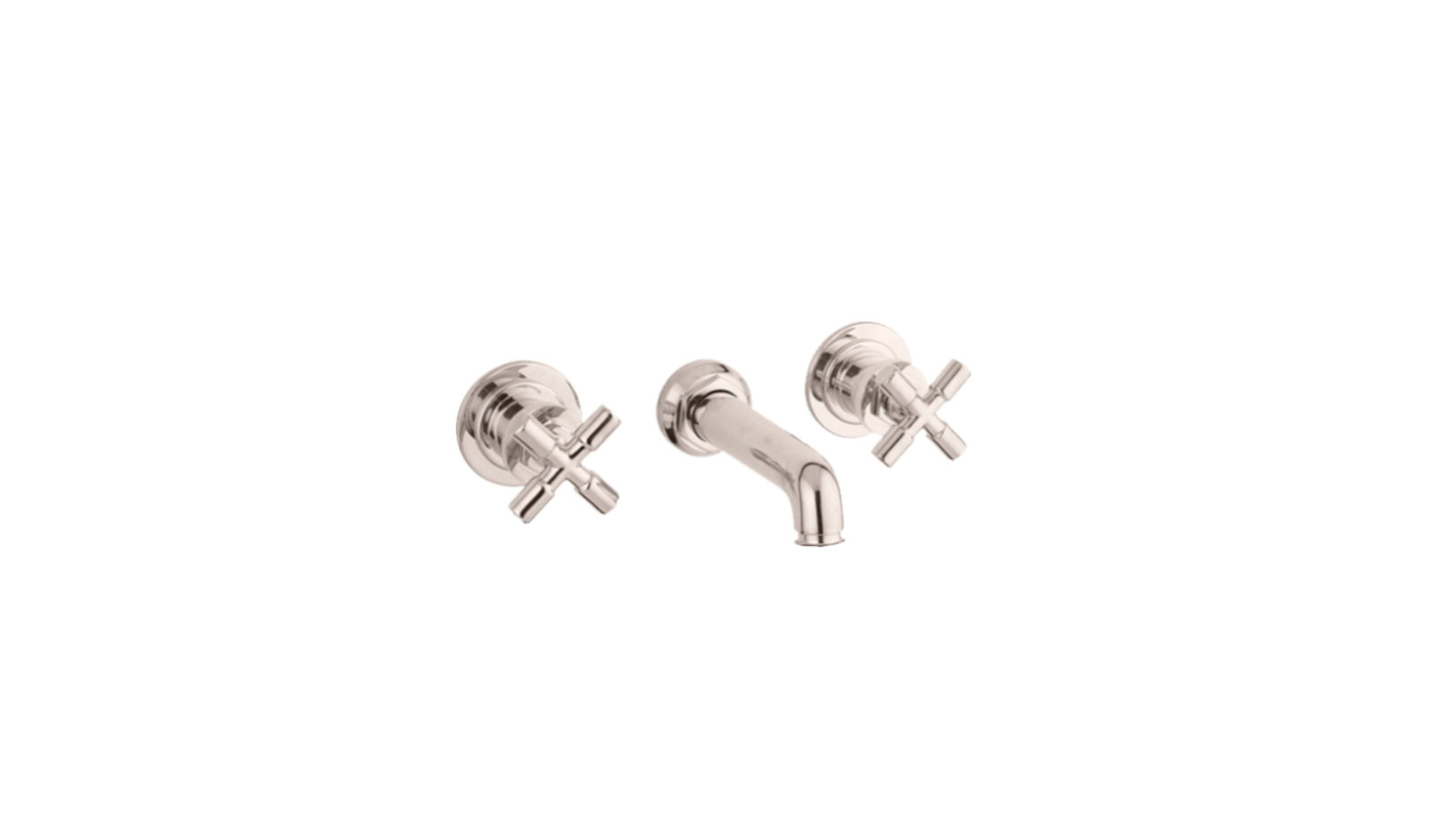 The Bestwood X Head 3 Hole Wall Basin Mixer