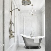 The Dalby Surface Mounted Shower, Straight Arm