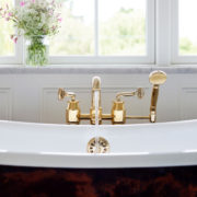 The Leawood Floor Standing Bath & Shower Mixer