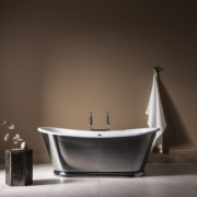 The Wye Large Bateau Cast Iron Bath Tub