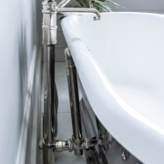 The Meon Cast Iron Skirted Bath Tub