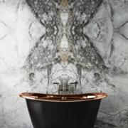 The Baby Tyne Copper Bath Tub With Painted Exterior