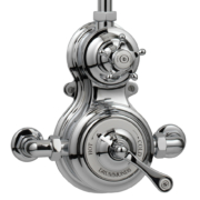 The Dalby Surface Mounted Shower, Curved Arm