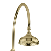 The Dalby Surface Mounted Shower, Curved Arm