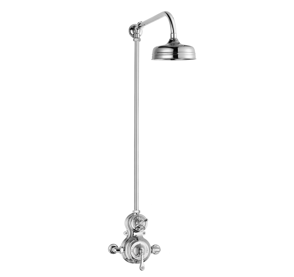 The Dalby Surface Mounted Shower, Straight Arm