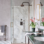 3-Bar Floor Mounted Towel Rail