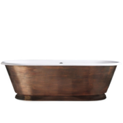 The Burnished Copper Tay Cast Iron Bath Tub