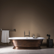 The Burnished Copper Tay Cast Iron Bath Tub