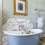 6-Bar Floor Mounted Towel Rail