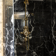 The Dalby Surface Mounted Shower, 45 ° Arm