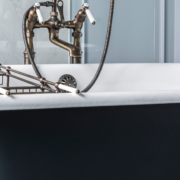 The Coll Bath & Shower Mixer With Floor Standing Legs