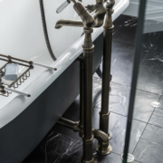 The Coll Bath & Shower Mixer With Floor Standing Legs