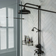 The Dalby Surface Mounted Shower, Straight Arm